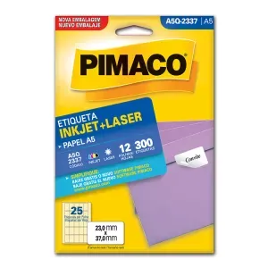 Etiqueta Adesiva A5Q-2337 23,0x37,0mm Branca Pimaco
