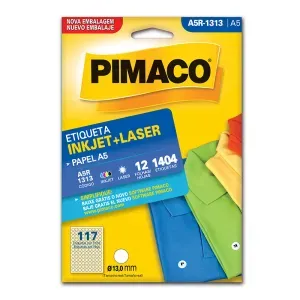 Etiqueta Adesiva A5r-1313 13mm Pimaco