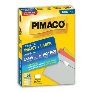 Etiqueta Adesiva A4349 15x26mm Branca Pimaco