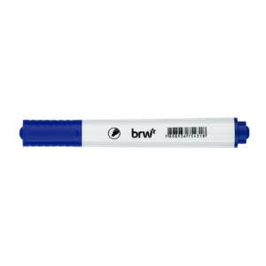 Marcador Para Quadro Branco Azul BRW