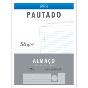 Papel Almaço Pautado Académie Com 16 Folhas Tilibra
