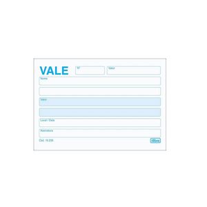 Vale Sem Canhoto 110x79mm 50F Tilibra – 15un