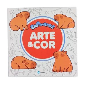Livro De Colorir Arte E Cor Capivara Culturama