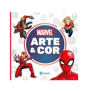 Livro De Colorir Arte E Cor Marvel Culturama
