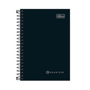 Kit com 5 Cadernetas Espiral CF Organizer Tilibra 102x147mm – 160 Folhas