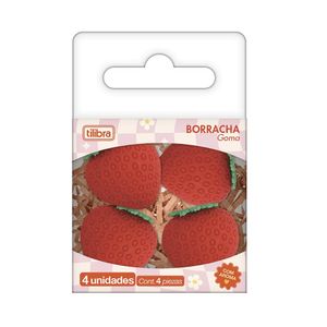 Borracha Be Berry Com Aroma 4 Unidades Tilibra
