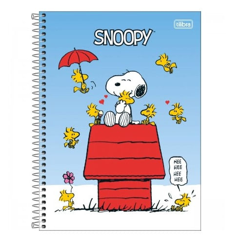 Caderno CD Universitario 1 Materia Snoopy Fit 80F Tilibra 1