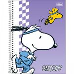 Caderno CD Universitario 1 Materia Snoopy Fit 80F Tilibra 4