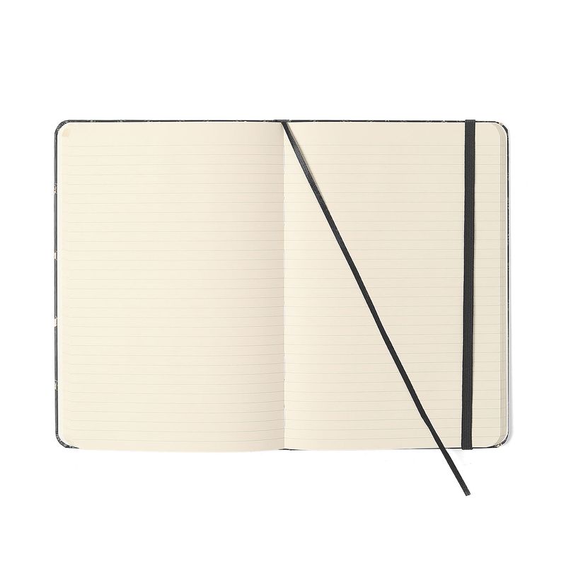 Caderneta Pautado 14x21cm Jardim Preto Cicero-1757700330901