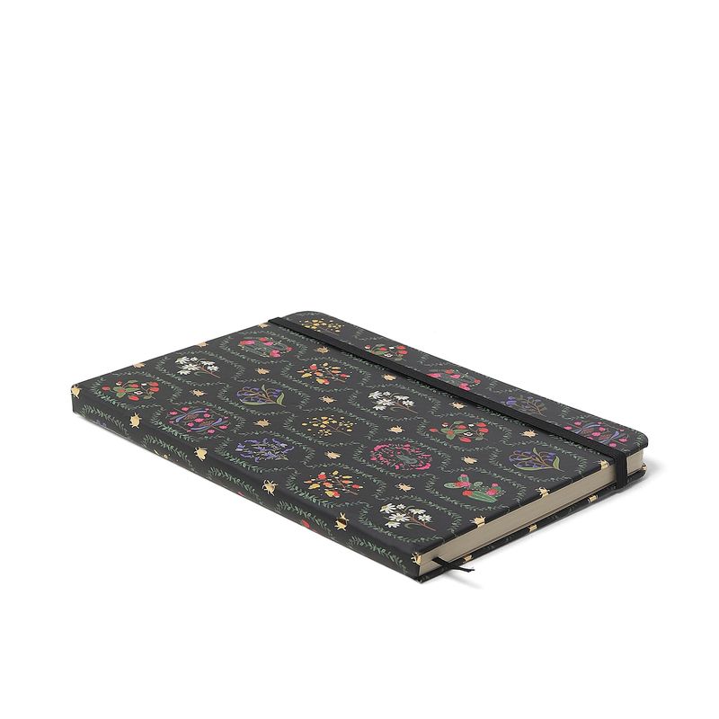 Caderneta Pautado 14x21cm Jardim Preto Cicero-1757700344860