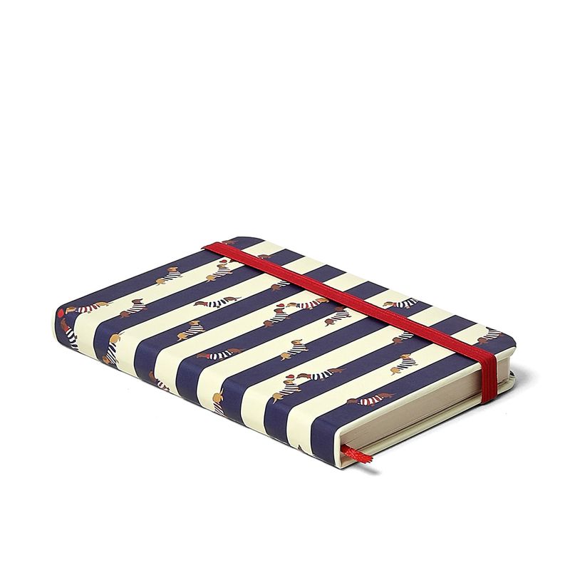 Caderneta Sem Pauta 9x13cm Praia Cachorros Cicero-1757701776104