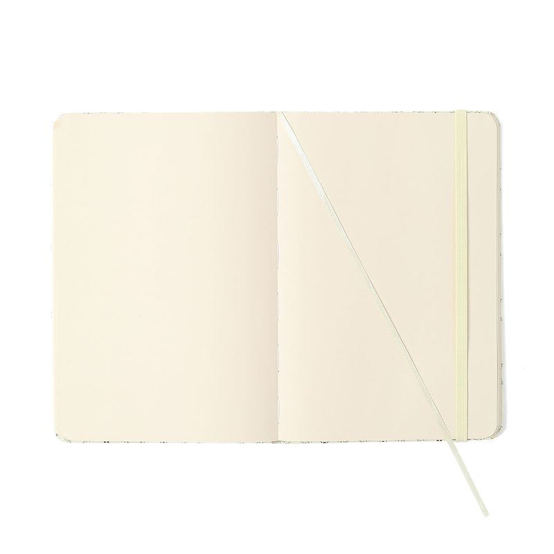 Caderneta Sem Pauta 14x21cm Jardim Off White Cicero-1757702514727