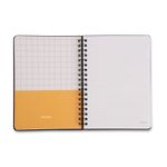 Caderno Espiral Pautado 17x24cm 1 Matéria 80F Jardim Preto Cicero-1758031815046