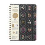 Caderno Espiral Pautado 17x24cm 1 Matéria 80F Jardim Preto Cicero-1758031837957