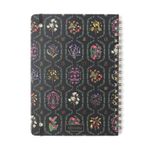 Caderno Espiral Pautado 17x24cm 1 Matéria 80F Jardim Preto Cicero-1758031846005