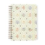 Caderno Espiral Pautado 17x24cm 10 Matérias 160F Jardim Off White Cicero-1758032411264