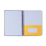 Caderno Espiral Pautado 17x24cm 10 Matérias 160F Jardim Off White Cicero-1758032423919