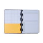Caderno Espiral Pautado 17x24cm 10 Matérias 160F Jardim Off White Cicero-1758032429807