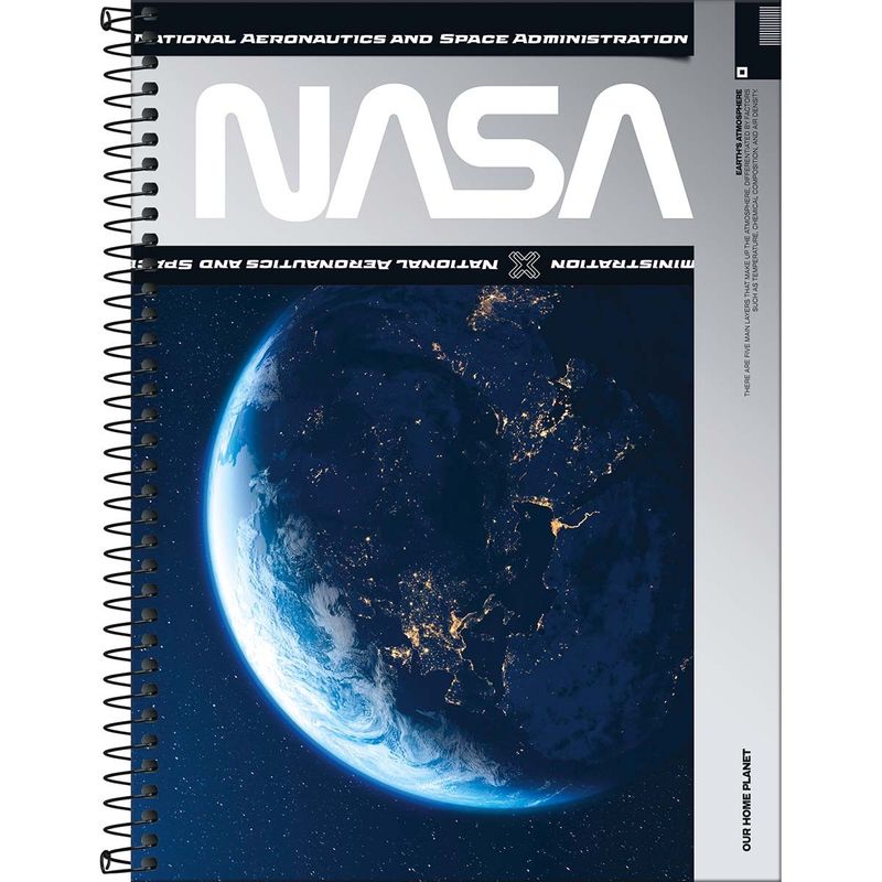 Caderno Espiral CD Universitario 1 Materia Nasa 80F Tilibra 4