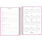 Agenda Espiral Diária 2026 11,7x16,4cm 176F D+ Feminina Tilibra-1759249391242
