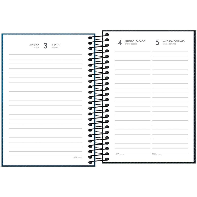 Agenda Espiral Diária 2026 12,9x18,7cm Zip Tilibra-1759250062907