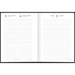 Agenda Costurada Diária 2026 12,3x16,6cm Pepper Preta Tilibra-1759250629596