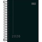 Agenda Espiral Diária 2026 11,7x16,4cm Pepper Preta Tilibra-1759252555933