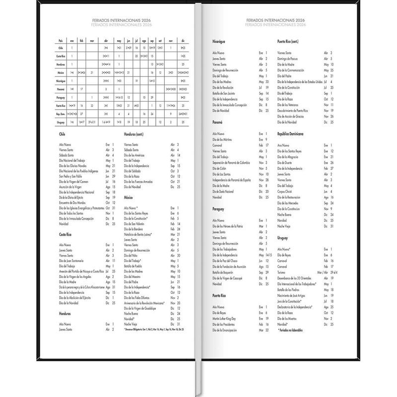 Agenda Executiva Costurada Diária 2026 12,3x27,5cm Comercial Tilibra-1759256203549