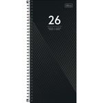 Agenda Executiva Espiral Diária 2026 11,9x27,5cm Comercial Ideale Tilibra-1759257192203
