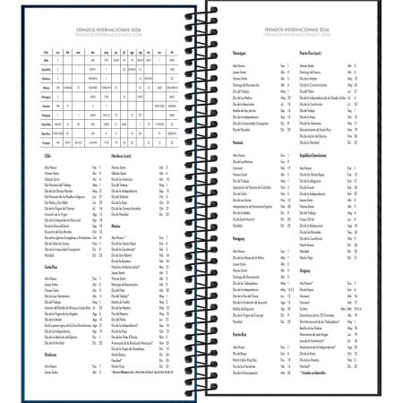 Agenda Executiva Espiral Diária 2026 11,9x27,5cm Comercial Ideale Tilibra-1759257208610