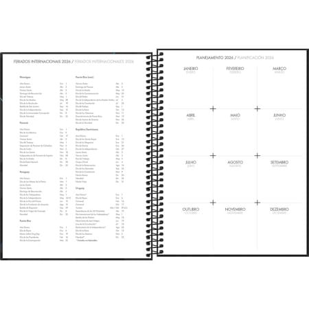 Agenda Executiva Espiral Diária 2026 20x27,5cm Spot Tilibra-1759257745972