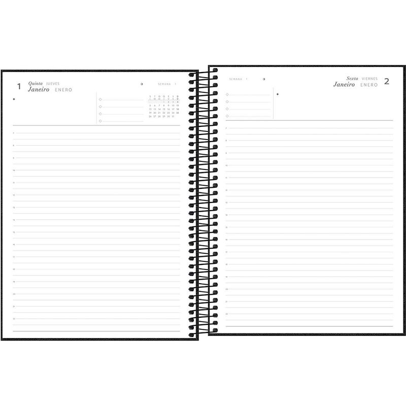 Agenda Executiva Espiral Diária 2026 20x27,5cm Cambridge Tilibra-1759258998742