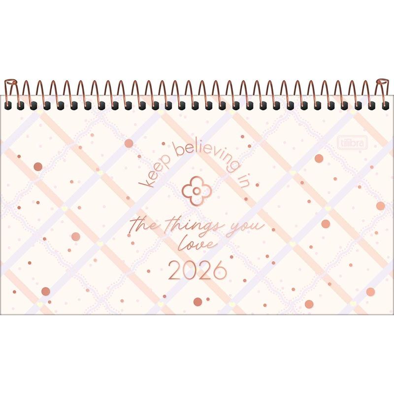 Agenda Espiral Semanal de Bolso 2026 16,7x8,9cm Soho Tilibra	-1759260414158