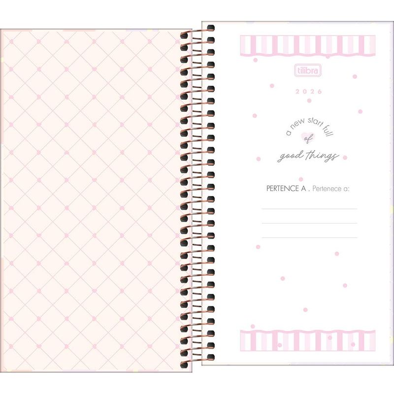 Agenda Espiral Semanal de Bolso 2026 16,7x8,9cm Soho Tilibra	-1759260423125