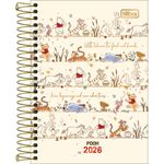 Agenda Espiral Diária 2026 12,9x18,7cm Pooh Tilibra-1759261127434