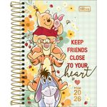 Agenda Espiral Diária 2026 12,9x18,7cm Pooh Tilibra-1759261161330