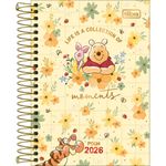 Agenda Espiral Diária 2026 12,9x18,7cm Pooh Tilibra-1759261178861