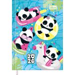 Agenda Costurada Diária Mini 2026 7,8x10,8cm Lovely Friend Tilibra-1759262701140