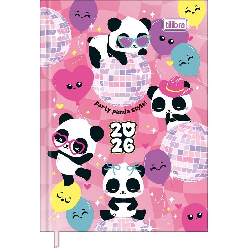 Agenda Costurada Diária Mini 2026 7,8x10,8cm Lovely Friend Tilibra-1759262709908