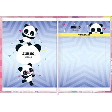 Agenda Costurada Diária Mini 2026 7,8x10,8cm Lovely Friend Tilibra-1759262755811