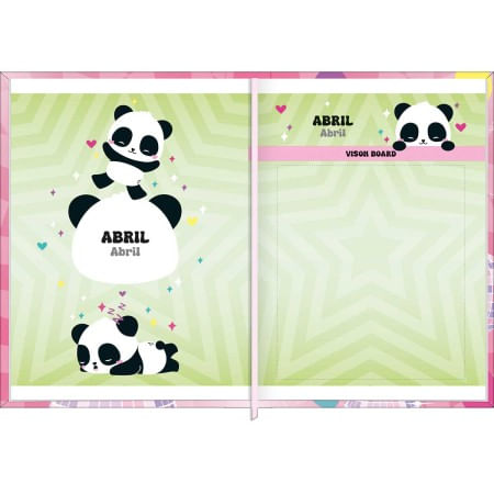 Agenda Costurada Diária Mini 2026 7,8x10,8cm Lovely Friend Tilibra-1759262797987