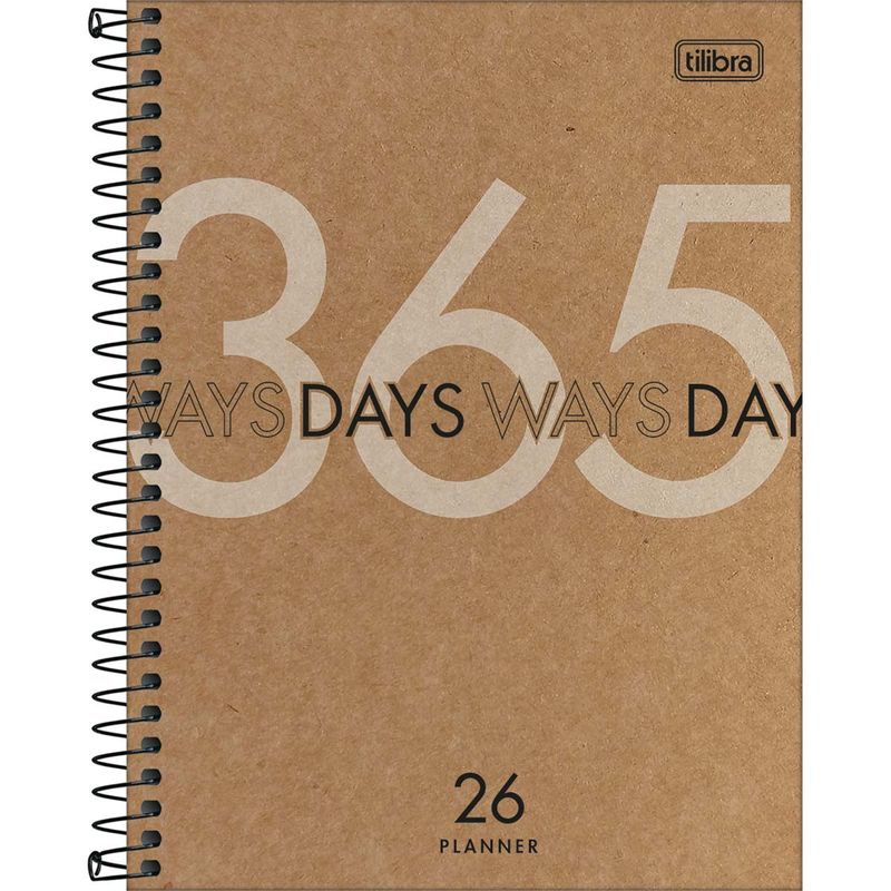 Planner Espiral 2026 Kraftwork 17,7x24cm 90G Tilibra-1759263192283