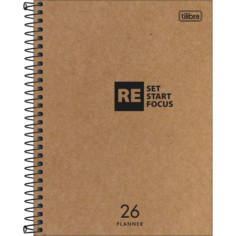 Planner Espiral 2026 Kraftwork 17,7x24cm 90G Tilibra-1759263217638
