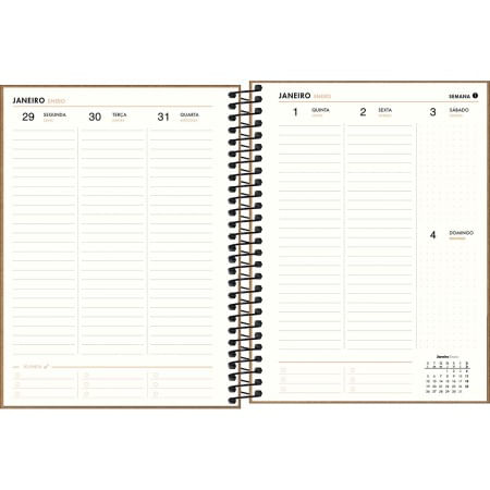 Planner Espiral 2026 Kraftwork 17,7x24cm 90G Tilibra-1759263264614