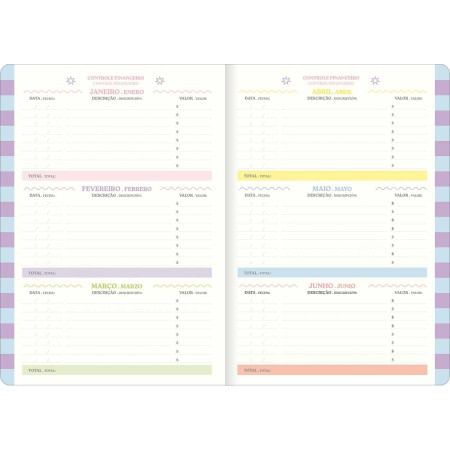 Planner Grampeado 2026 17,8x25,4cm Happy 90G Tilibra-1759322645617
