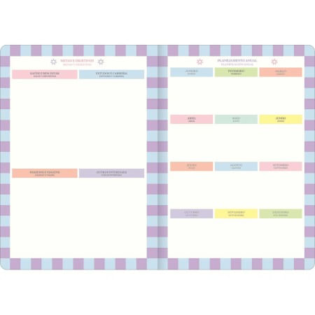 Planner Grampeado 2026 17,8x25,4cm Happy 90G Tilibra-1759322652960