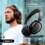 Headphone Edifier ES850NB Preto Cancelamento de Ruído, Hi-Res & Bluetooth 5.4-1763390655740