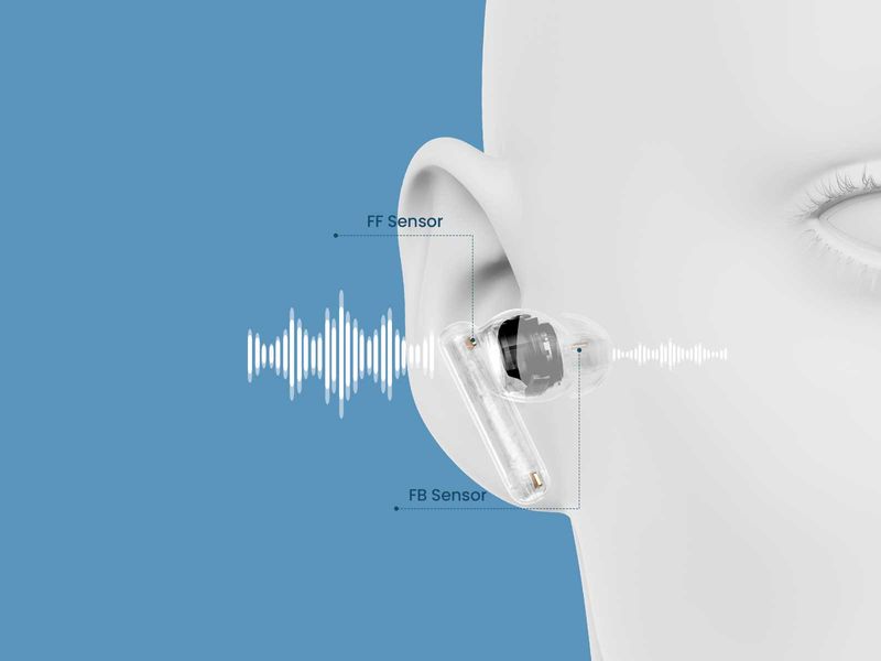 Fone TWS Edifier X5 Pro V25 Rosa Bluetooth 6.0, ANC & IP55-1763397514767