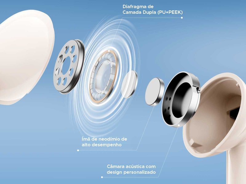 Fone TWS Edifier X5 Pro V25 Rosa Bluetooth 6.0, ANC & IP55-1763397539815