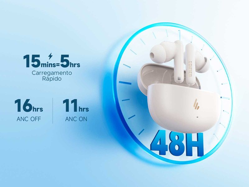 Fone TWS Edifier X5 Pro V25 Rosa Bluetooth 6.0, ANC & IP55-1763397562375